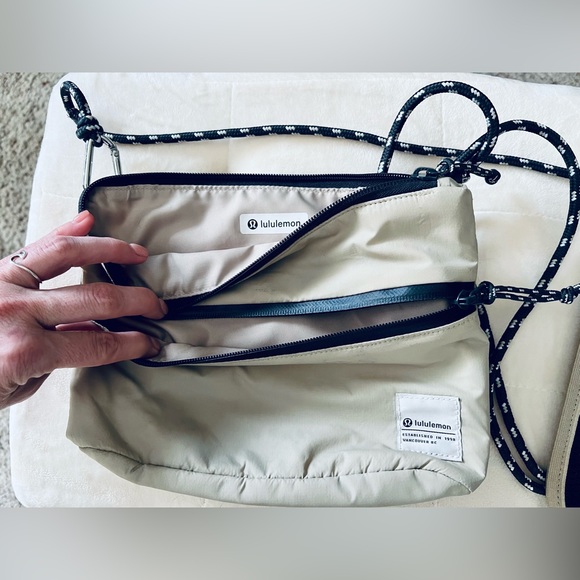 Lululemon Patch Logo Crossbody Bag, Trench/Graphite Grey - Picture 7 of 7